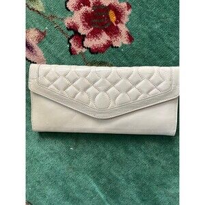 Hobo International Bone Patent Leather Clutch Purse Bag Wristlet